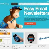 MailChimp Homepage